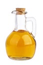 Decanter with apple vinegar isolated