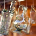 Decanters of bohemian glass