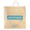 Decathlon brand paper bag. Decathlon is a french company and one of the world`s largest sporting goods retailers. File contains