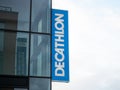 Decathlon Logo Sign of the Retailer of Sporting Goods