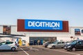 Decathlon store retail chain brand logo