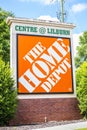 Home Depot retail store street sign in Lilburn Georgia Royalty Free Stock Photo