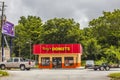 View of Ray`s Donuts on Candler road in Decatur Ga