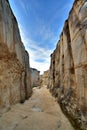 Decay granite canyon, South of China Royalty Free Stock Photo