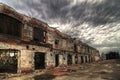 Decayed Brick Facade Royalty Free Stock Photo