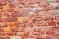 Decayed Brick Wall Texture Background Royalty Free Stock Photo