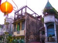 Decayed French colonial buildings, Hanoi