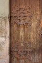 Decayed ornamental door Royalty Free Stock Photo