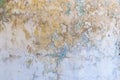 Decayed plastered wall abstract background Royalty Free Stock Photo