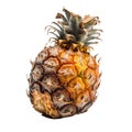 Decayed Rotten Pineapple Symbol of Food Waste Unhealthy Eating Habits, Generative Ai