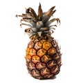 Decayed Rotten Pineapple Symbol of Food Waste Unhealthy Eating Habits, Generative Ai