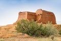 Decaying ancient adobe mission Royalty Free Stock Photo