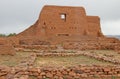 Decaying ancient adobe mission Royalty Free Stock Photo