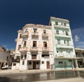 Decaying Buildings by the Waterfront in Havana, Cuba