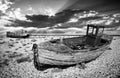 Decaying fishing boats