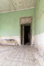 Decaying interior abandoned house. Mystery. Royalty Free Stock Photo