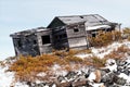 Decaying old hunting lodge near to Keno, Yukon
