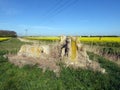 Long obsolete water source by fields