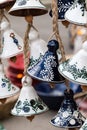 Deccorative ceramic bells Royalty Free Stock Photo