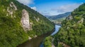 Decebal Head sculpted in rock Royalty Free Stock Photo