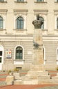 Decebal`s statue in Union Square Timisoara Royalty Free Stock Photo