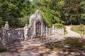 The Deceivers is the name of a fountain floor as part of a shell Royalty Free Stock Photo