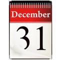 December 31 calendar