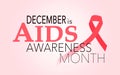 December is AIDS awareness month