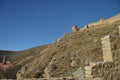 December 28, 2013. Albarracin, Teruel, Aragon, Spain. Medieval Fortress Walls Alcazar Very Well Preserved. History, Travel, Nature Royalty Free Stock Photo