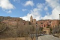 December 28, 2013. Albarracin, Teruel, Aragon, Spain. Views Of The Villa With The Savior Cathedral And Its Hanging Houses On A Royalty Free Stock Photo