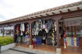 Villa de Leyva, Colombia; December 23 2019: Amazing view of the museum el fosil near villa de leyva, with fosils of dinosaurs and