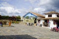 Villa de Leyva, Colombia; December 23 2019: Amazing view of the museum el fosil near villa de leyva, with fosils of dinosaurs and