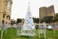 New Year`s holiday in Baku,Azerbaijan