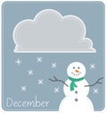 December Calendar Background