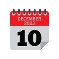 December Calender number