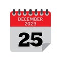 December Calender number