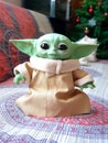 DECEMBER 2020: The Child or baby Yoda, fictional character from the TV series The Mandalorian Royalty Free Stock Photo