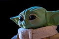 DECEMBER 2020: The Child or baby Yoda, fictional character from the TV series The Mandalorian Royalty Free Stock Photo