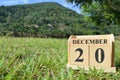 December 20, Country background.