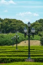 Panoramic view of the Botanical Garden, in Curitiba, Parana, Brazil