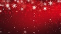 December Delight: A Festive Banner of Snowflakes and Aliased Ava
