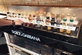 Dolce and Gabbana parfume in brand shop
