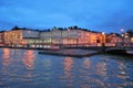 December dusk in Helsinki