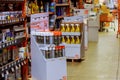 Home Depot home improvement store at building materials in a hardware store for construction repair