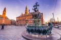 December 02, 2016: The fountain by the City Hall of Copenhagen,