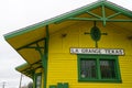 La Grange Railroad museum architectural detail Royalty Free Stock Photo