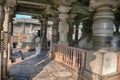 20 December 2021, largest Monolithic Nandi Statue at Hoysaleswara Temple, Glorious Nandi (Lord Shiva\'s bull)