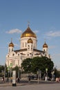 The cathedral church of Christ the Savior - Moscow, Russia. Royalty Free Stock Photo