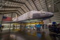 DECEMBER 10, 2018 LOS ANGELES, CA, USA - Space Shuttle Endeavor on display at the California Science Center, Los Angeles, CA