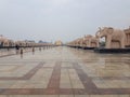 The elephant stone statues of Ambedkar memorial park at lucknow. This is a popular tourist attraction.